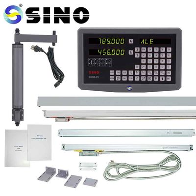 Giá tốt Thang đo 5V 2 trục DRO cho máy tiện, màn hình đọc kỹ thuật số 0,0002 inch trực tuyến